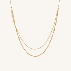 Mejuri Layered Spheres Necklace